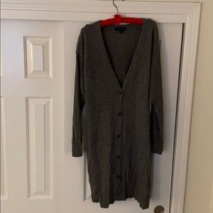 Grey duster cardigan